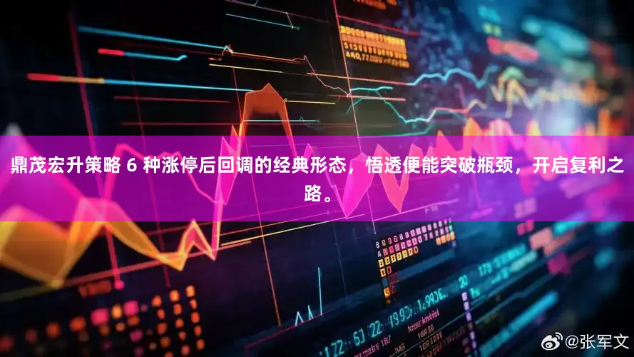 鼎茂宏升策略 6 种涨停后回调的经典形态，悟透便能突破瓶颈，开启复利之路。